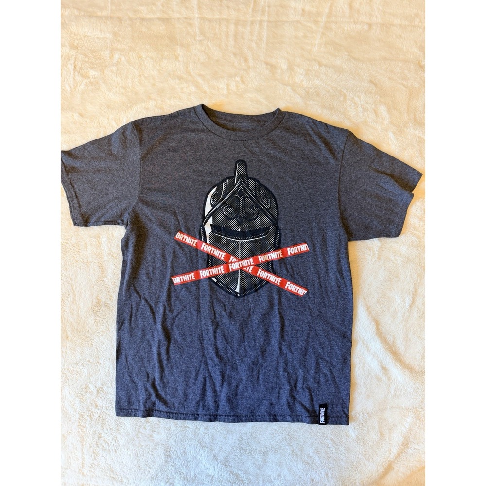 Fortnite Black Knight Graphic T Tee 2019 Sz 18/20 Cotton Blend